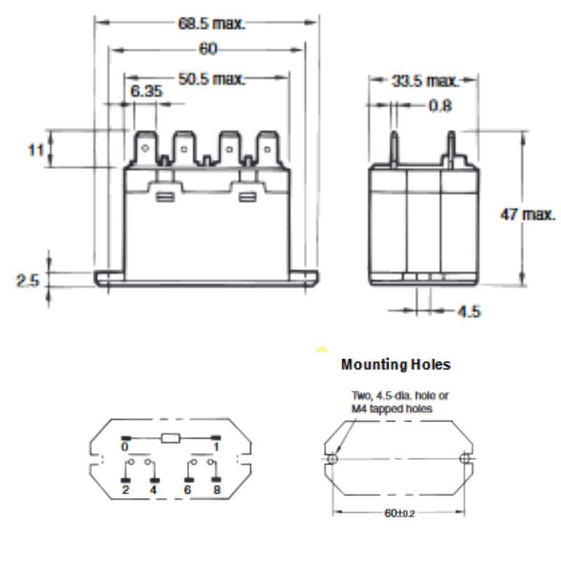 RELAY DC 12V 6315